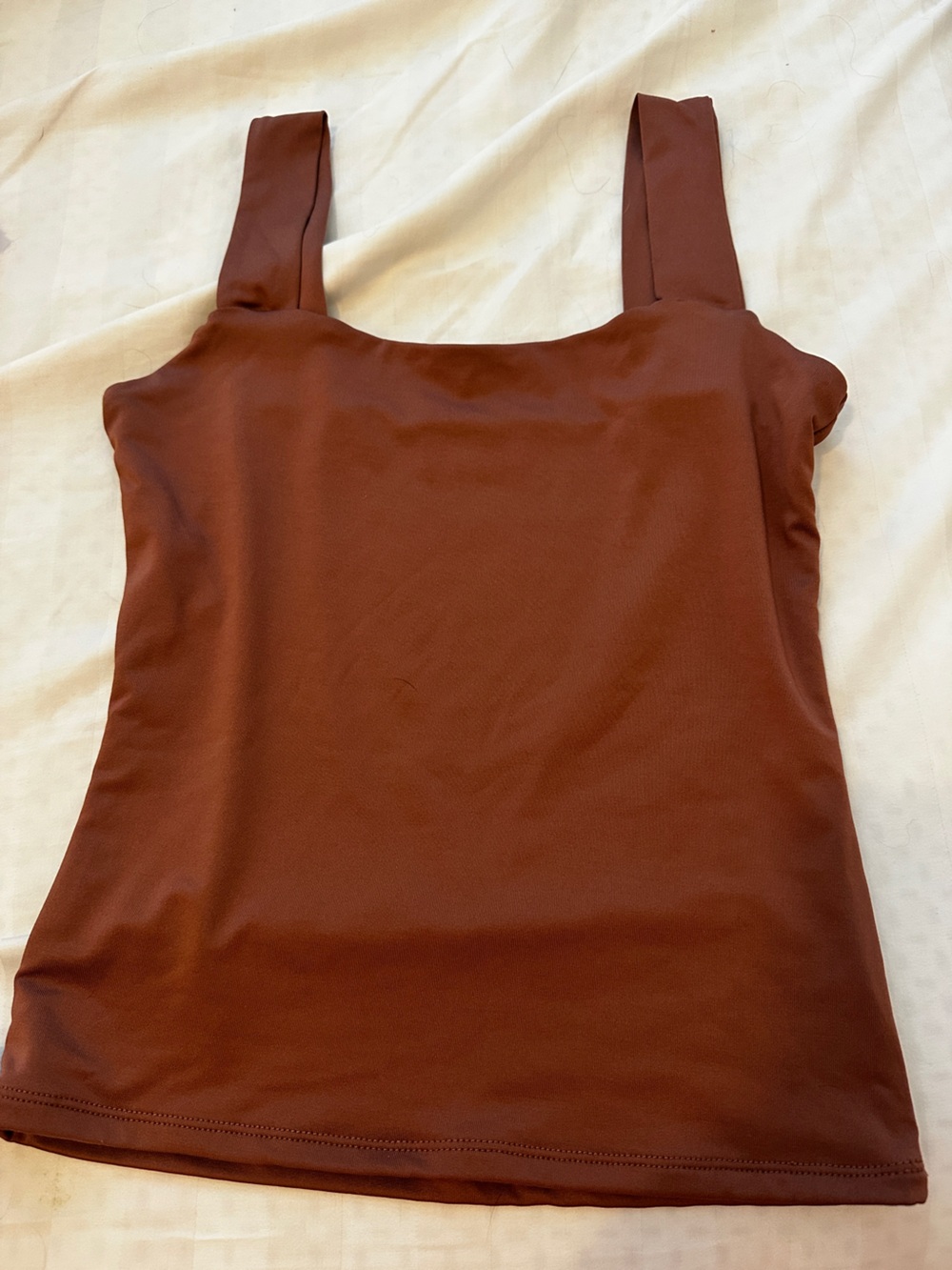 Workshop Republic Clothing Rust Brown Square Neck Cami